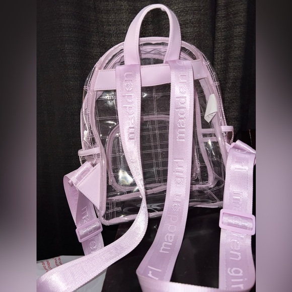 💜Madden Girl Lavender see thru backpack - Picture 3 of 6